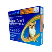 Nexgard Spectra XS de 2 a 3.5 Kg - Antiparasitario interno y externo para perros