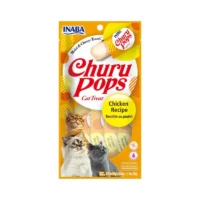 INABA Cat Snack Churu Pops Pollo 4 unidades