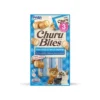 INABA Cat Snack Churu Bites - Bocados con Pollo y Relleno de Atún y Vieira