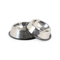 Plato en acero inoxidable para mascotas