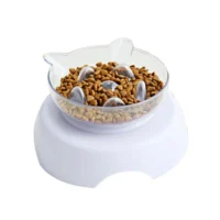 comedero elevado anti reflujo para gato