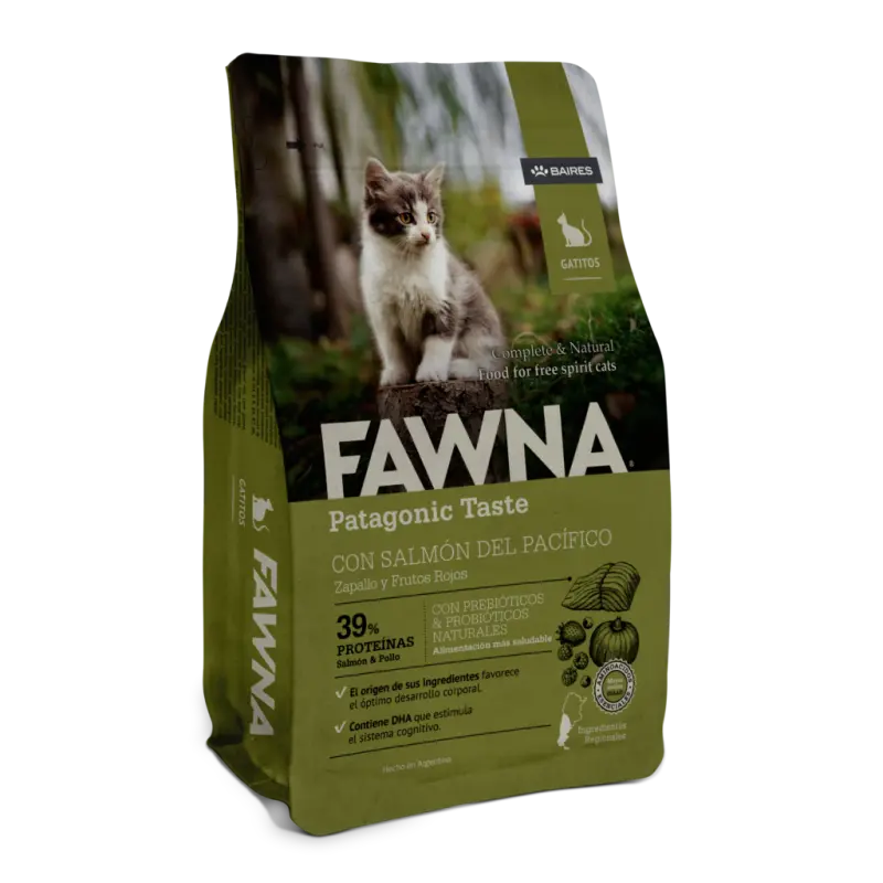 Fawna Salmón Alimento para Gatitos 1Kg 1 fawna-gatitos
