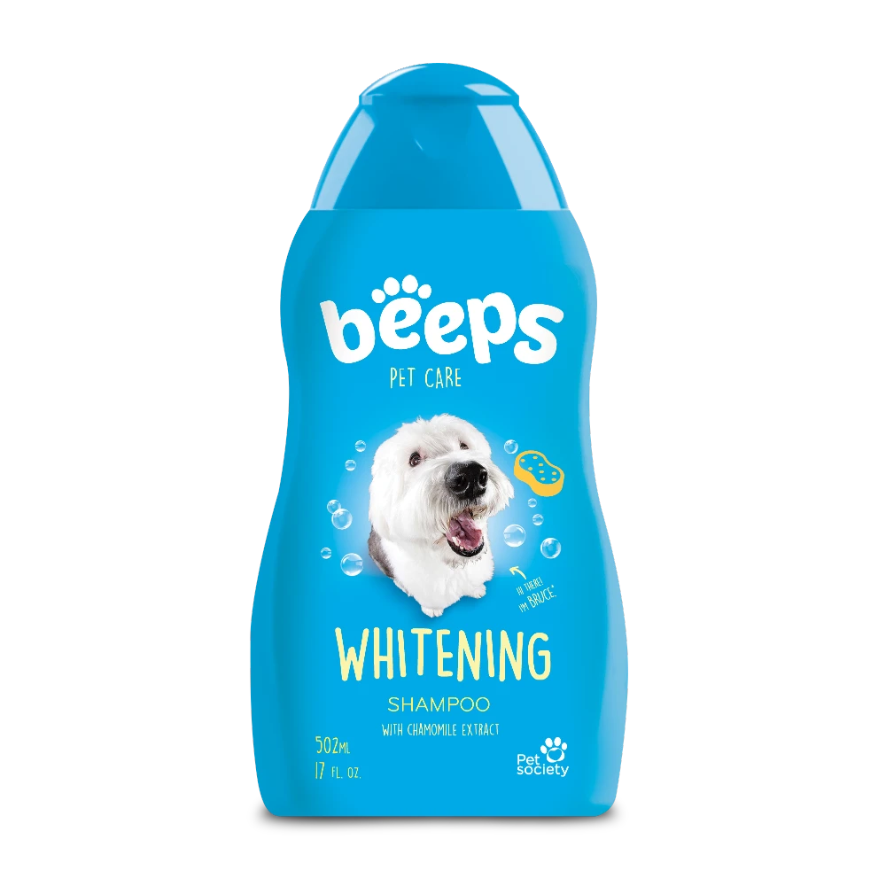 Beeps Whitening Shampoo 502 mL - Perros y Gatos Pelaje Blanco 1 Beeps-Whitening-Shampoo
