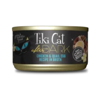 Tiki Cat After Dark Pollo y Huevo de Codorniz en Caldo