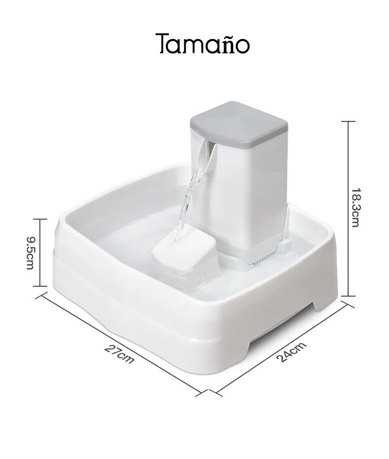 Fuente de Agua Para Mascotas Waterfall Tipo Cascada 3.1 litros 1 Fuente de Agua Para Mascotas Waterfall Tipo Cascada 3.1 litros