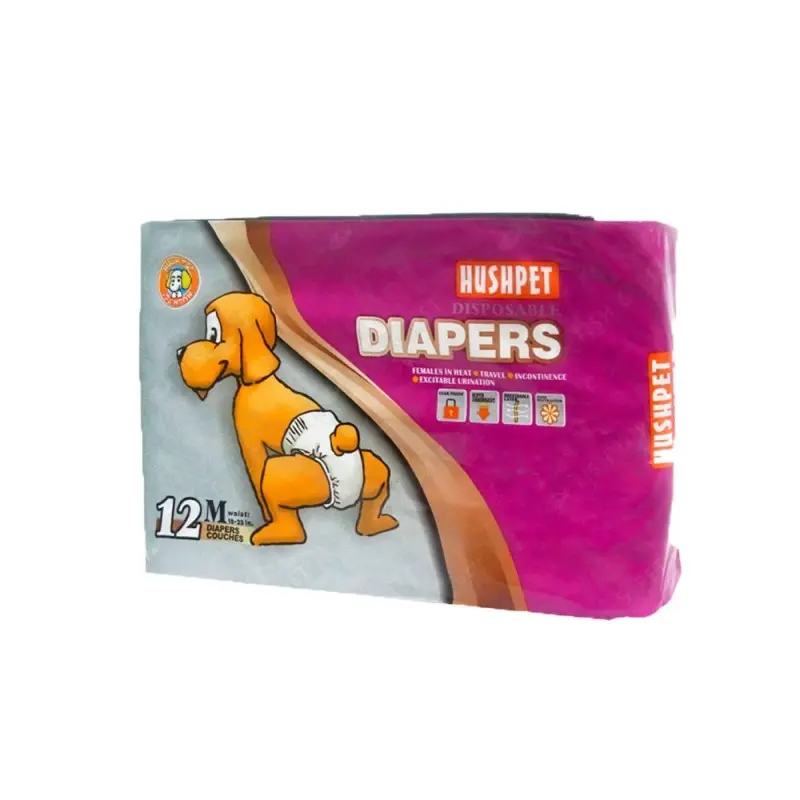 Pañales Para Perros DIAPERS HUSHPET Talla M de 7 - 16Kg 1 panales-diapers-talla-m