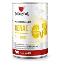 DISUGUAL Renal Diet para Perros – Lata Carne 400 g