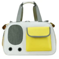 Bolso Plegable de Lona para Mascotas 46×26×28 cm – Transporte Seguro y Cómodo