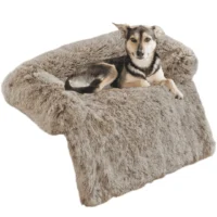 Cama Felpa Premium Antiestrés para Perros – Suave, Cálida y Protectora para Sofá