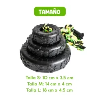 juguete llanta con cuerda