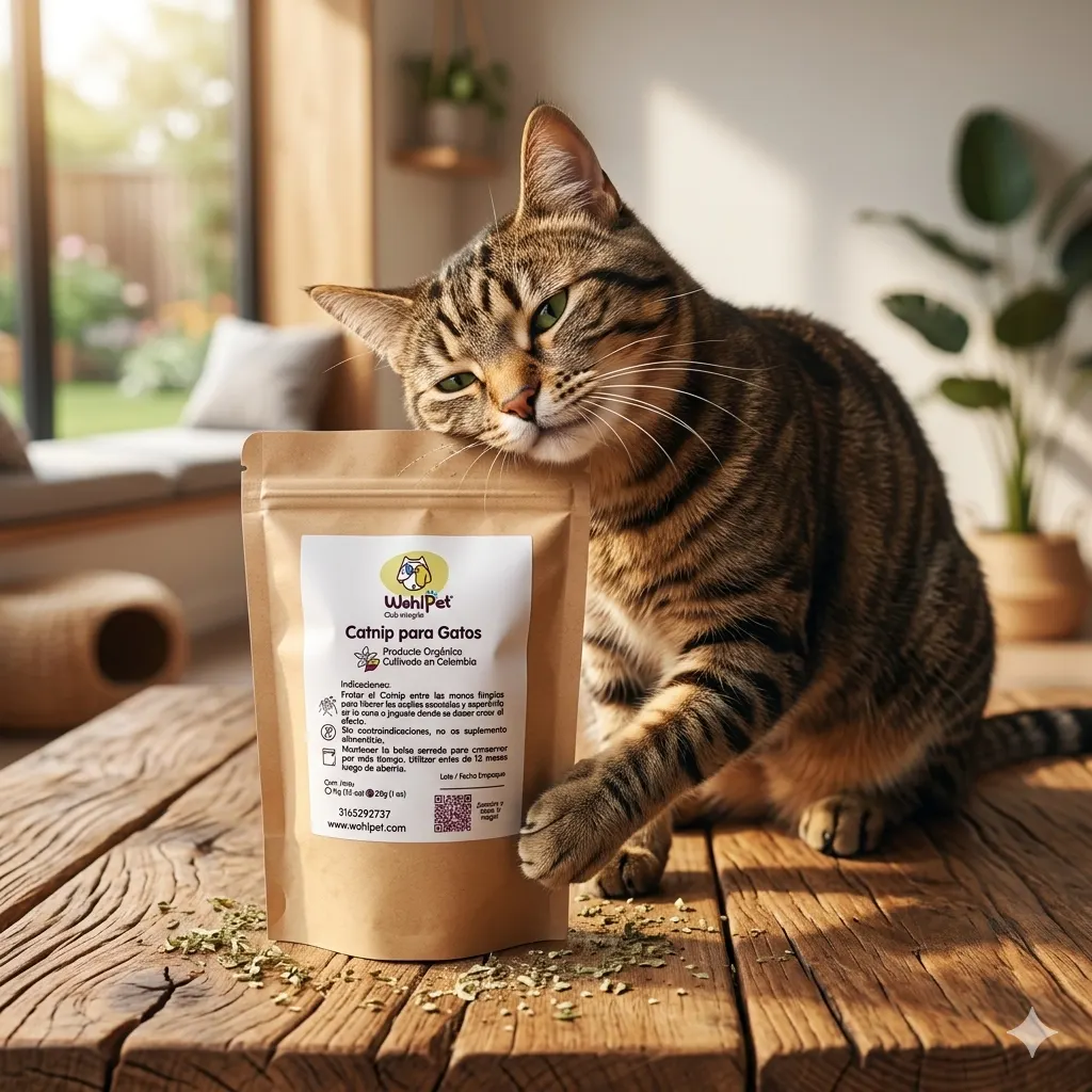Catnip para Gatos WohlPet  – Estimula Juego y Bienestar