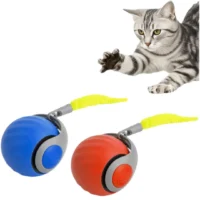 Pelota Interactiva Eléctrica para Gatos con Cola