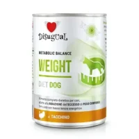 Disugual Weight Diet Dog Pavo 400 g – Alimento Húmedo para Control de Peso en Perros