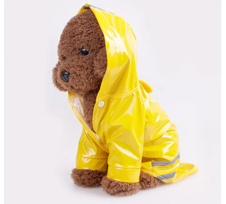 Chaqueta Impermeable con Capucha para Perros pequeños