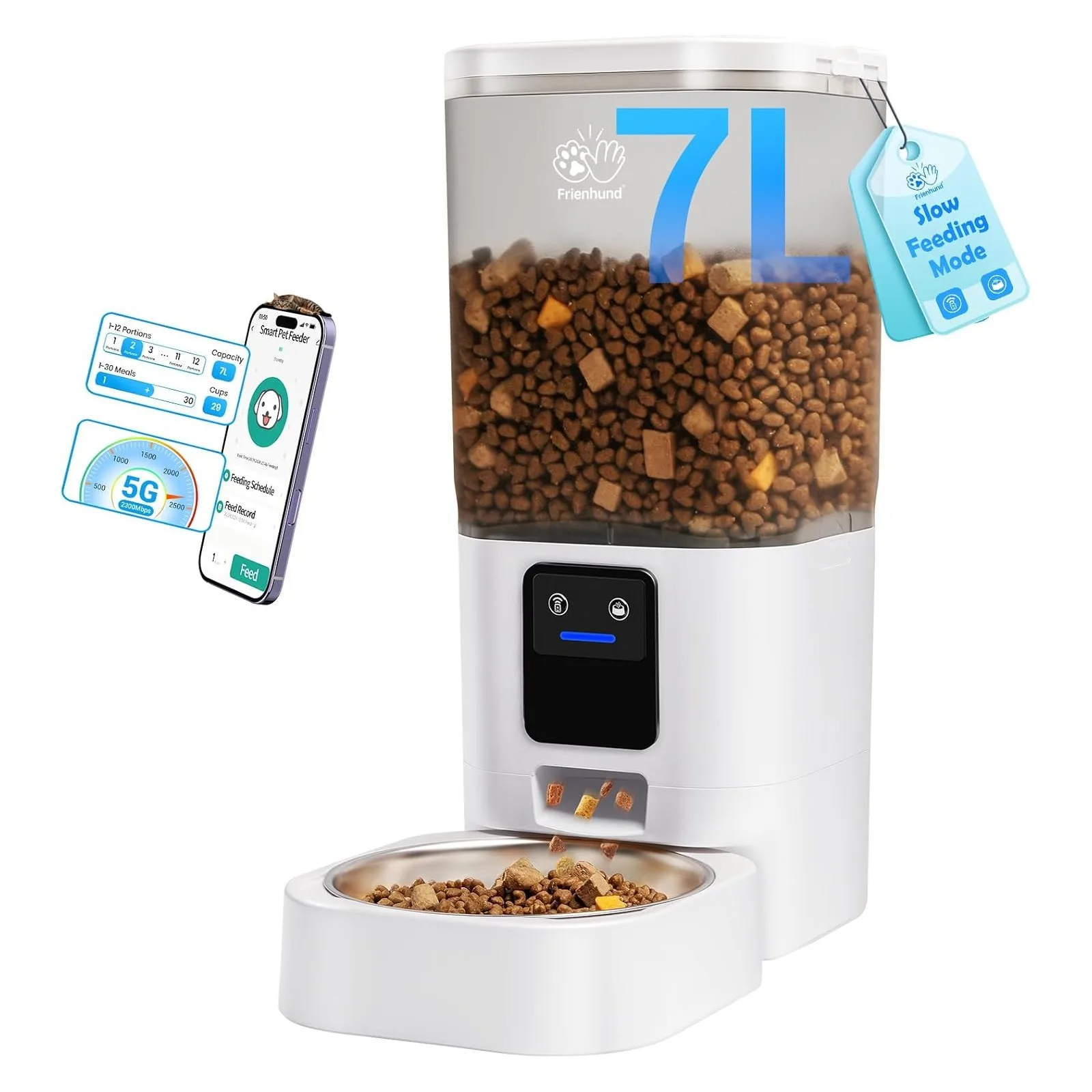 Comedero Automático Inteligente Wifi 7L