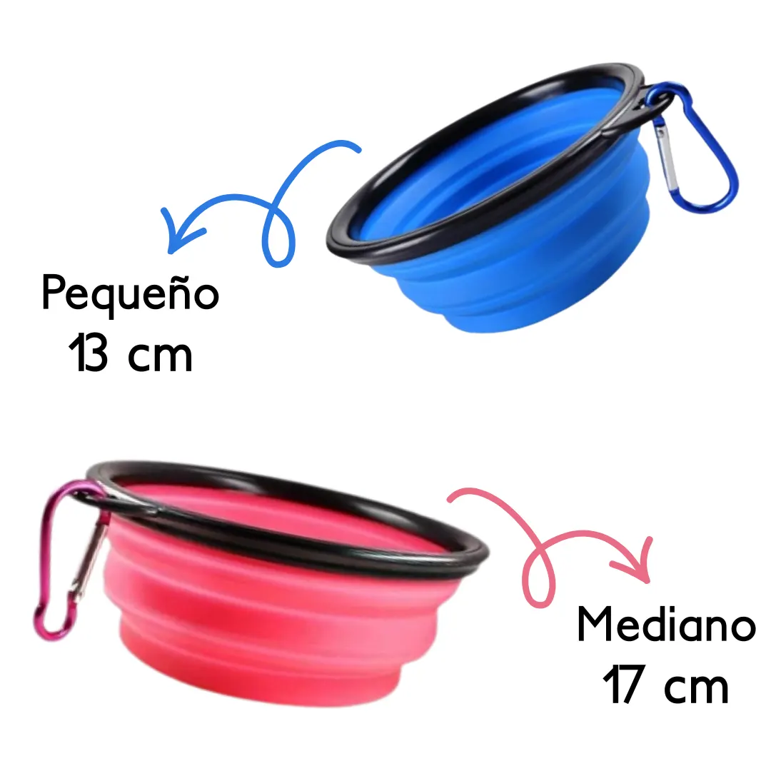 Bebedero o Comedero Plegable y Portátil para Mascotas 2 Bebedero o Comedero Plegable y Portátil para Mascotas - Imagen 2