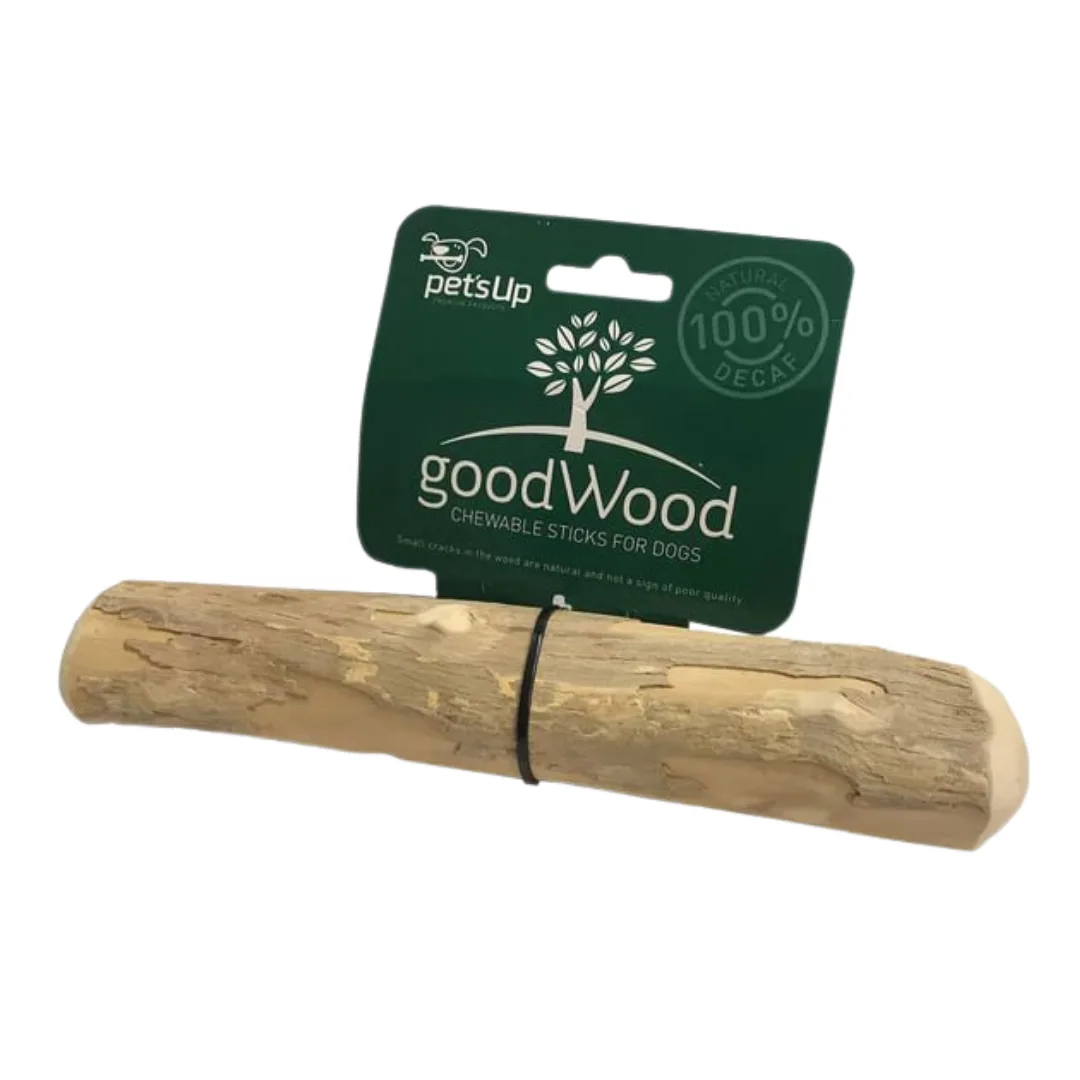 Palo Natural de Café para Perros Good Wood Talla M (mitad) – Juguete Masticable Duradero