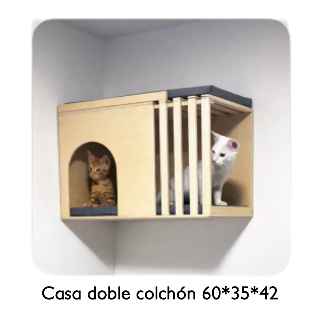 Casas Flotantes para Gatos — Diseño Moderno, Funcional y Ahorrador de Espacio 4 Casas Flotantes para Gatos — Diseño Moderno, Funcional y Ahorrador de Espacio - Imagen 4