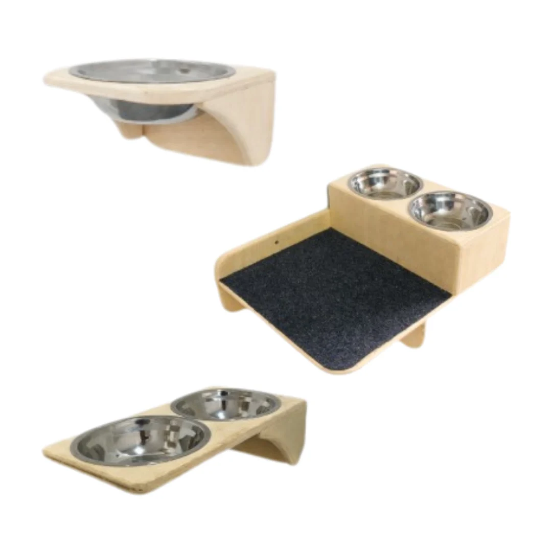 Comederos Flotantes para Gatos — Diseño Elevado, Higiénico y Funcional