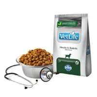 Vet Life Natural Canine Obesity & Diabetic — Control de Peso y Nutrición para Perros con Diabetes