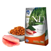 N&D Spirulina Feline Adult Tilapia — Nutrición Completa con Espirulina para Gatos Adultos